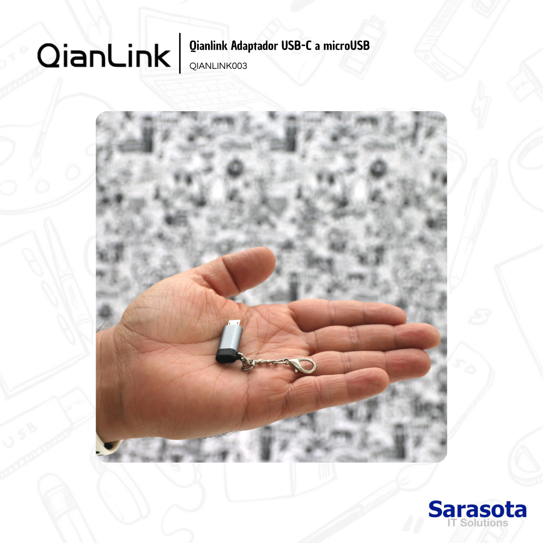 accesorios para electronica -  Adaptador USB C a Micro USB marca Qianlink 2