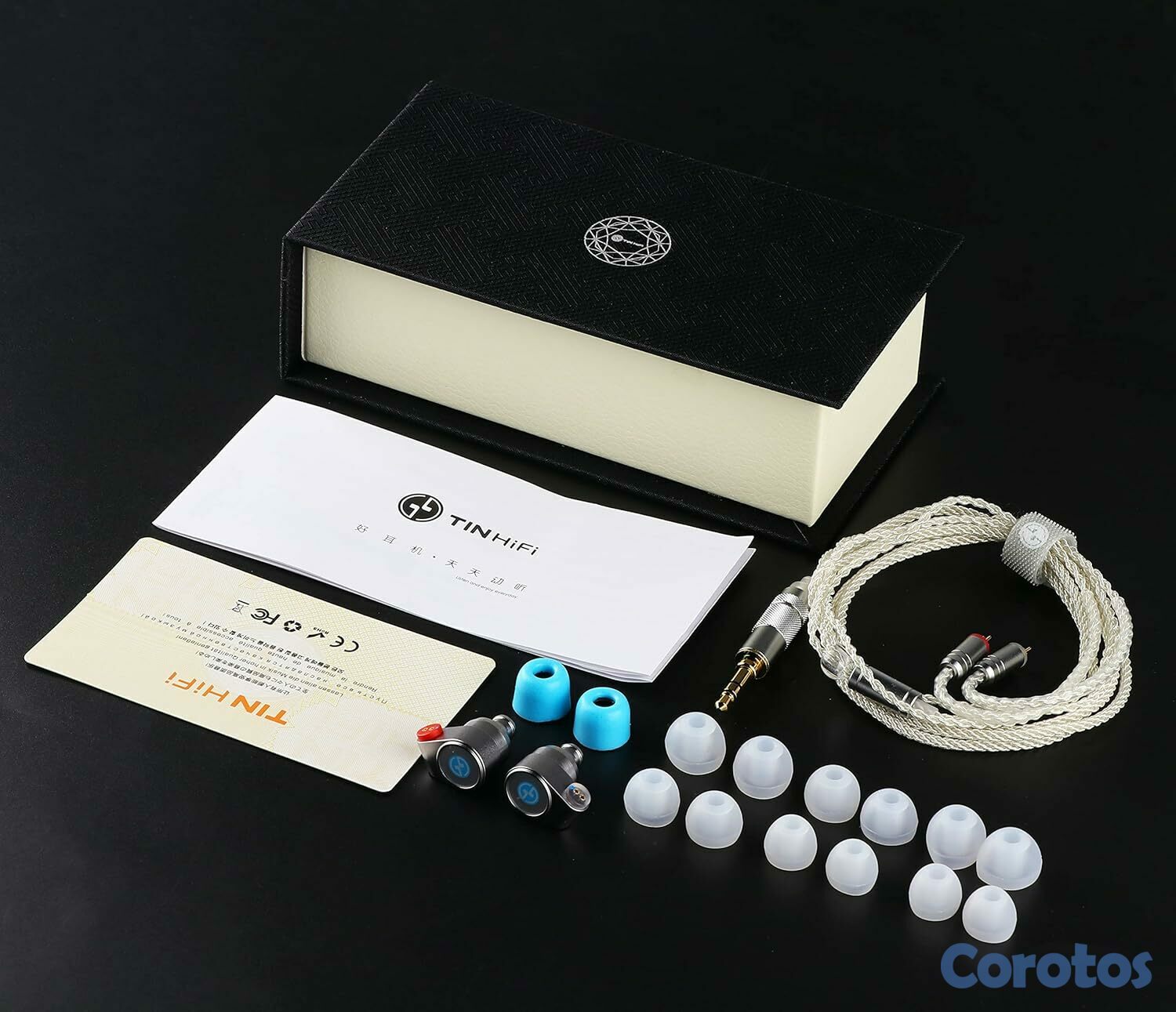 camaras y audio - TinHifi T2 DLC auriculares IEM 10mm DD cable 2 pin 8
