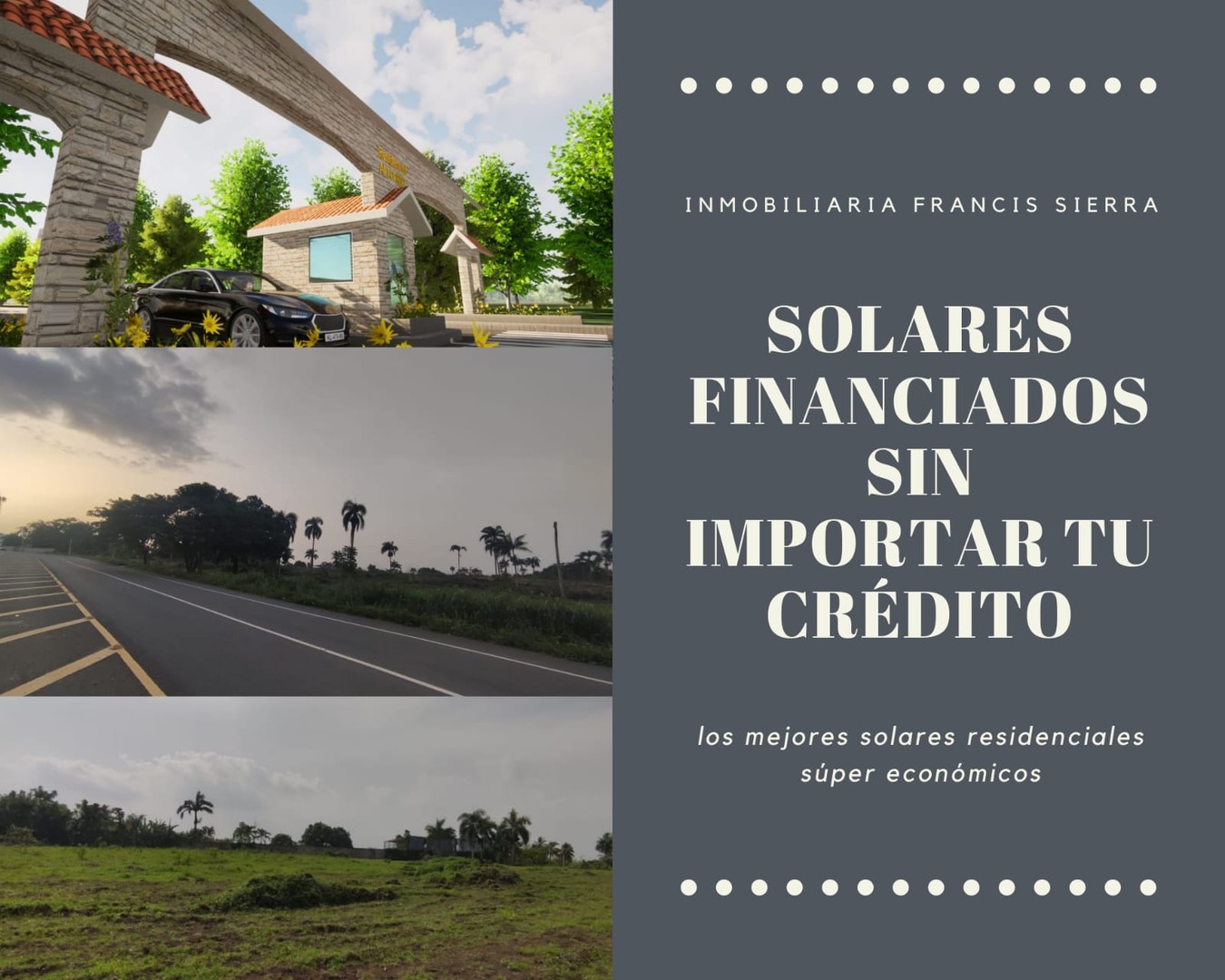 solares y terrenos - PROYECTO RESIDENCIAL CON TITULO, DONDE PUEDES HACER TU CASA O LUGAR DE VERANEO