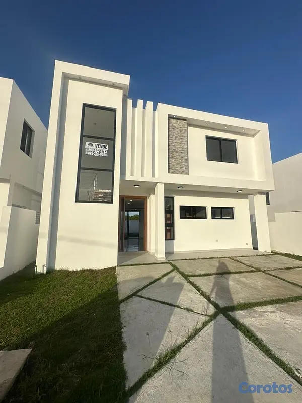 casas vacacionales y villas - venta de Villa con piscina en punta cana República Dominicana 2