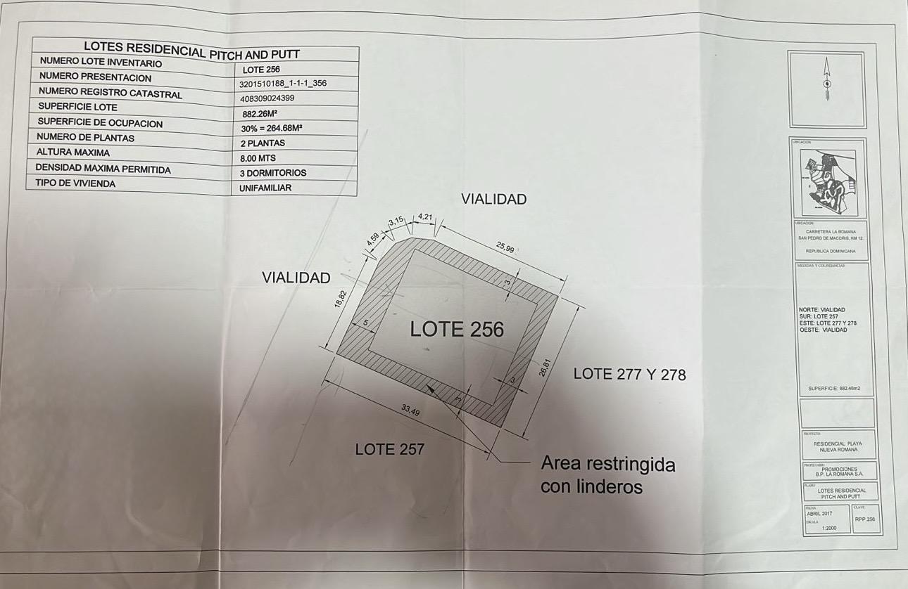 solares y terrenos - Solar / Terreno en Playa Nueva Romana 0