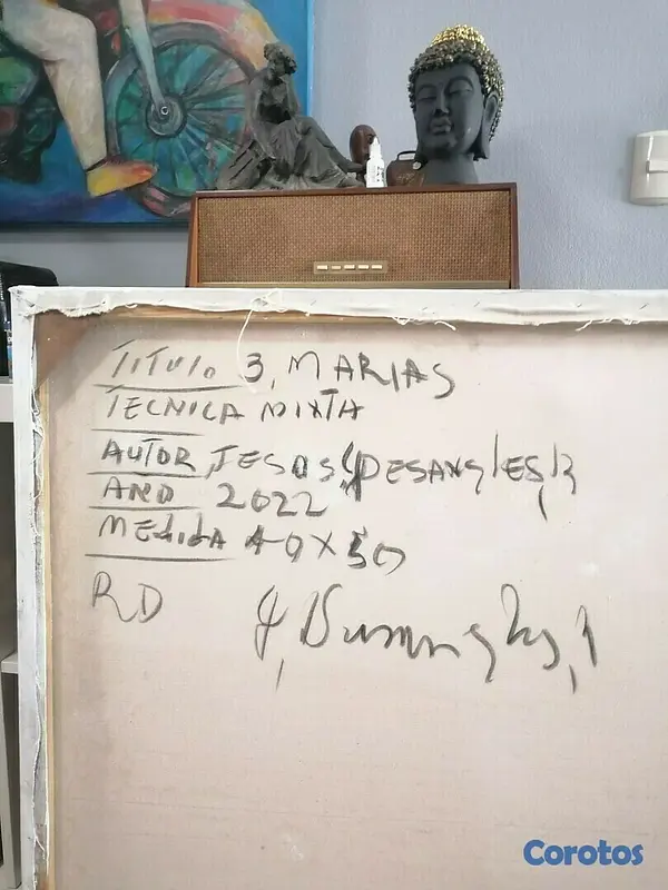 arte y antigüedades - Obra de arte del maestro Jesús desangles  3