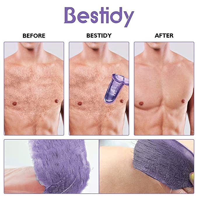 salud y belleza - Kit de depilacion bestidy Horno de Cera + 4 fundas de cera. Calentador depilar 5