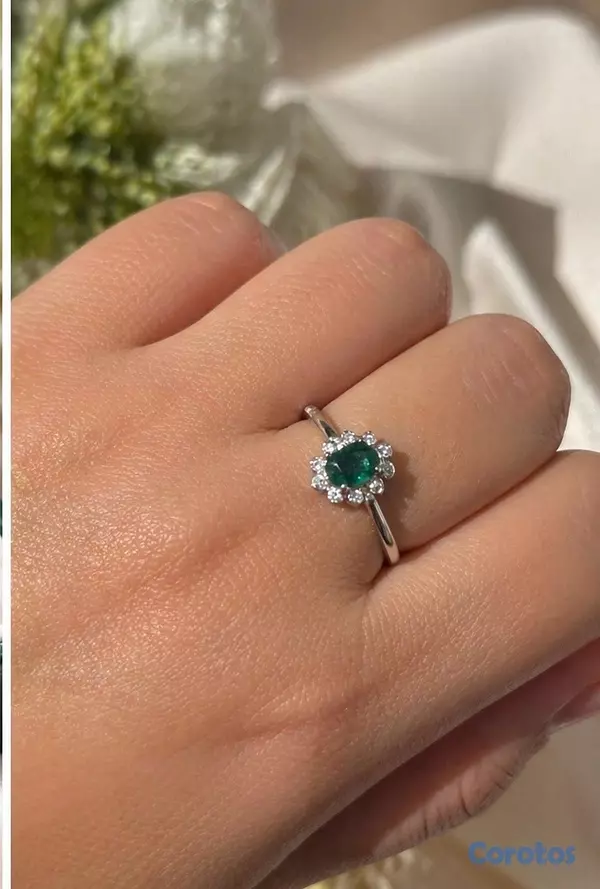 joyas, relojes y accesorios - Anillos de Esmeraldas certificadas  2