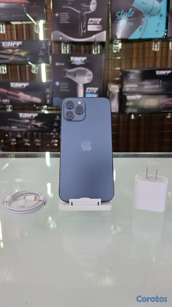 celulares y tabletas - iPhone 12 Pro Max 256GB Azul desbloqueado 2