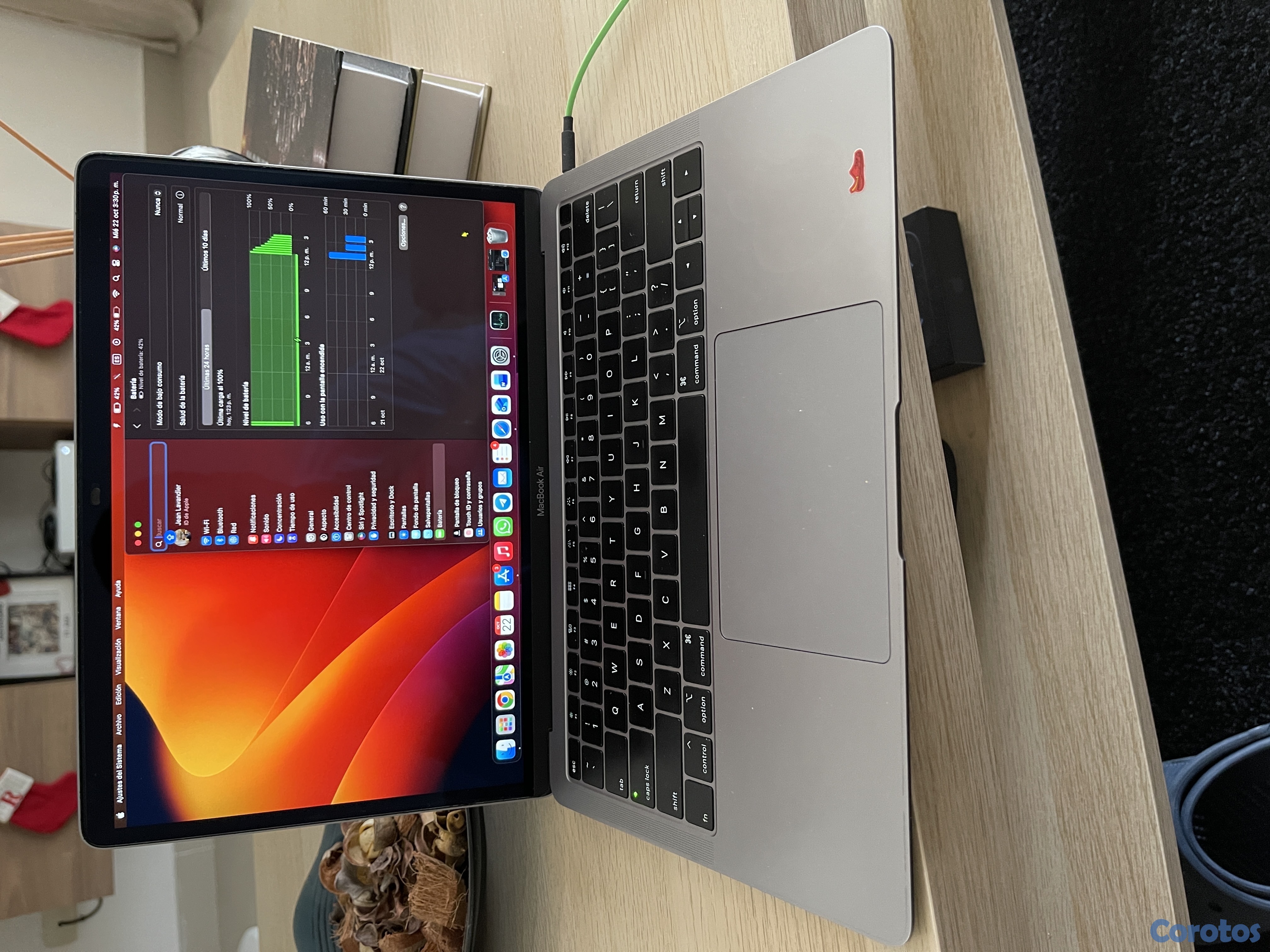 computadoras y laptops - MACBOOK AIR 2018, 128 SSD GRIS ESPACIAL 2