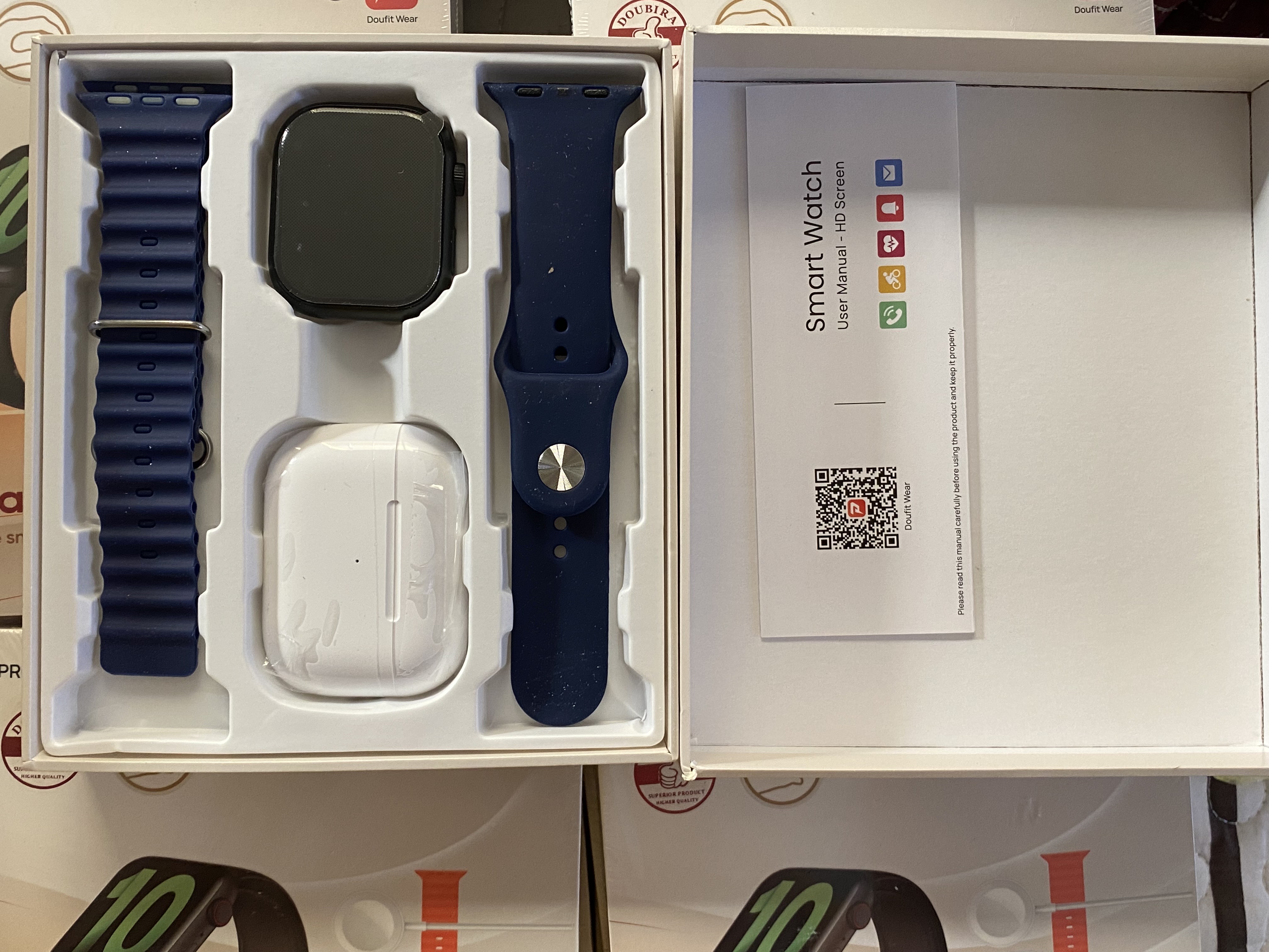 accesorios para electronica - smartwatch series 10, con AirPods Pro incluidos, nuevos 1 mes de garantía  1