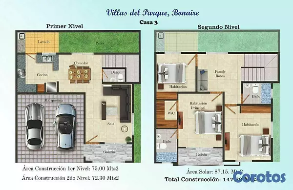 casas - Villas bonaire, alma rosa II 5