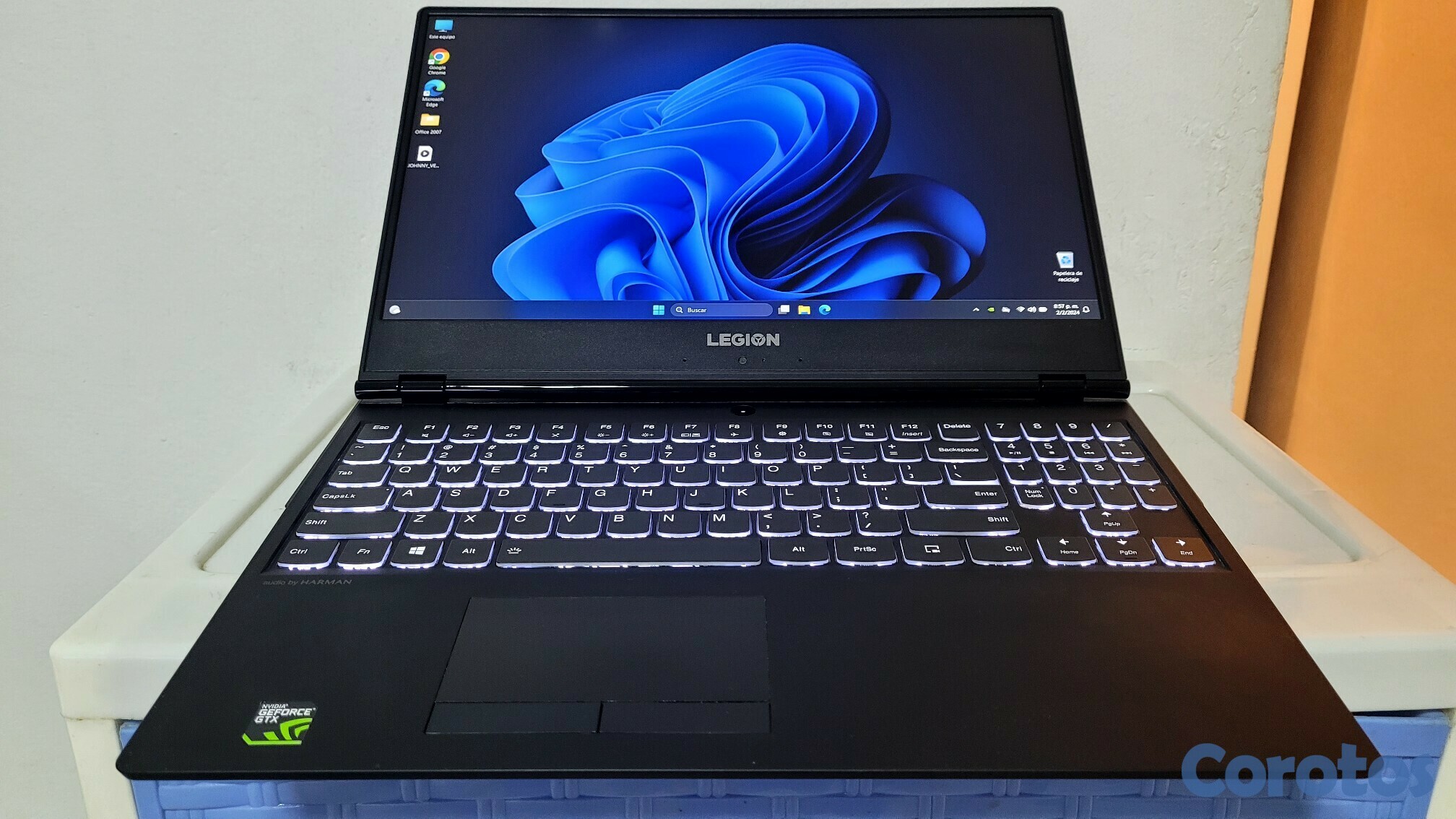 computadoras y laptops - Lenovo Gamer 17 Pulg Core i7 Ram 16gb Disco 2TB nVidea Gtx 1050Ti 4gb Dedicada 1