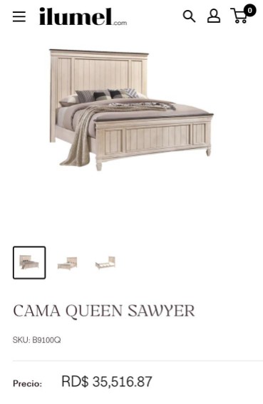 muebles y colchones -  Oportunidad vendo almazón de cama Queen Sawyer de Ilumel.
 8