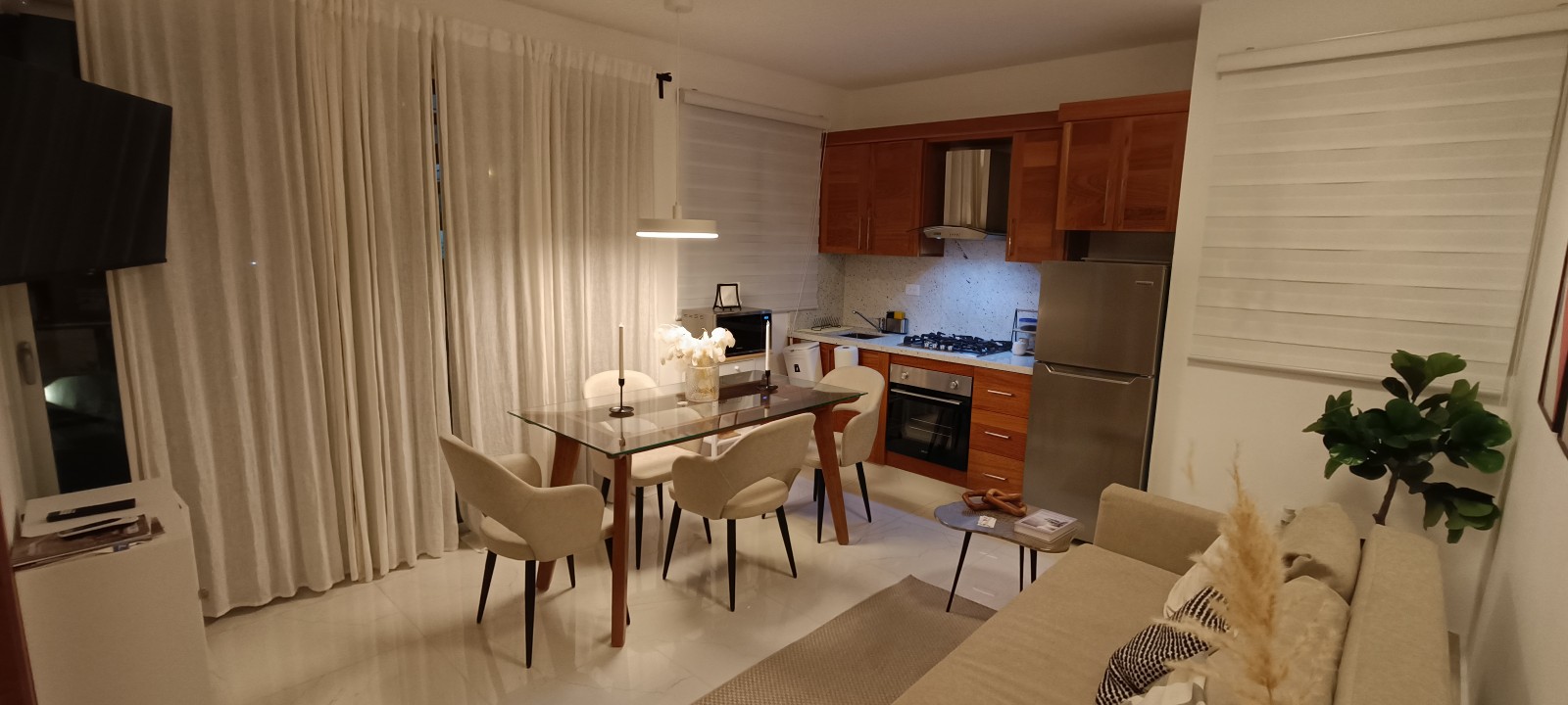 apartamentos - Rento apartamento estudio amueblado 5 estrella en la rinconada con jacuzzi y GYM
