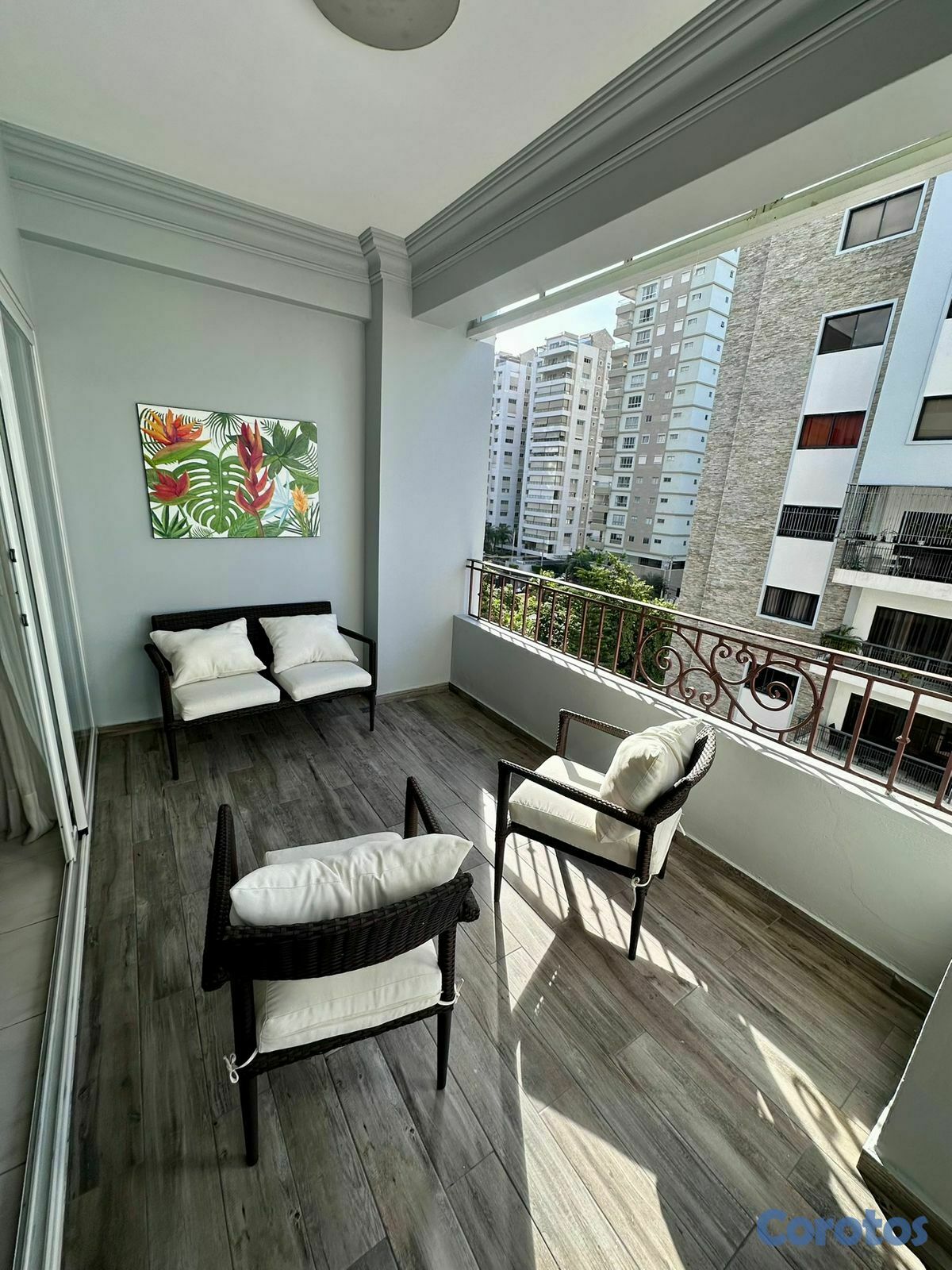 apartamentos - Apartamento Totalmente Amueblado en Alquiler en Pi 7