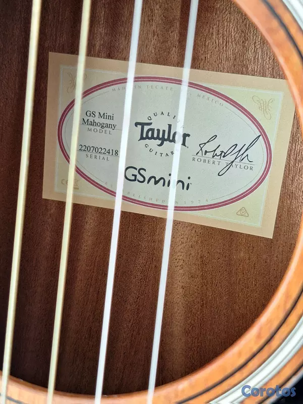 instrumentos musicales - Guitarra Taylor GS mini 3