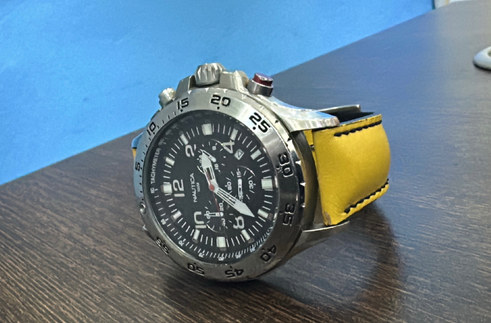 joyas, relojes y accesorios - Vendo Reloj Nautica Cronógrafo Silver Original RD$ 5,500 NEG 