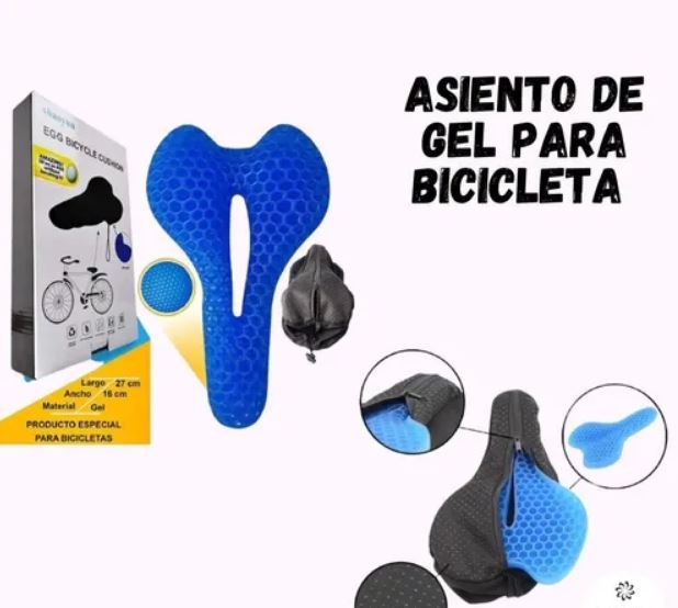 bicicletas y accesorios - Asiento en gel y espuma ecológicos para bicicleta  2