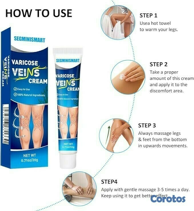 salud y belleza - CREMA PARA VENAS VARICOSAS	 1