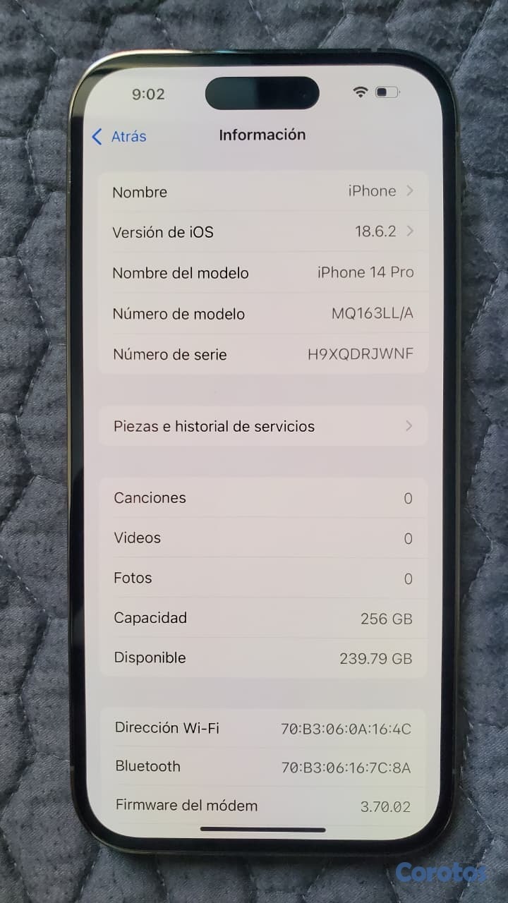 celulares y tabletas - iPhone 14 PRO - FACTORY UNLOCKED - 256 GB 6