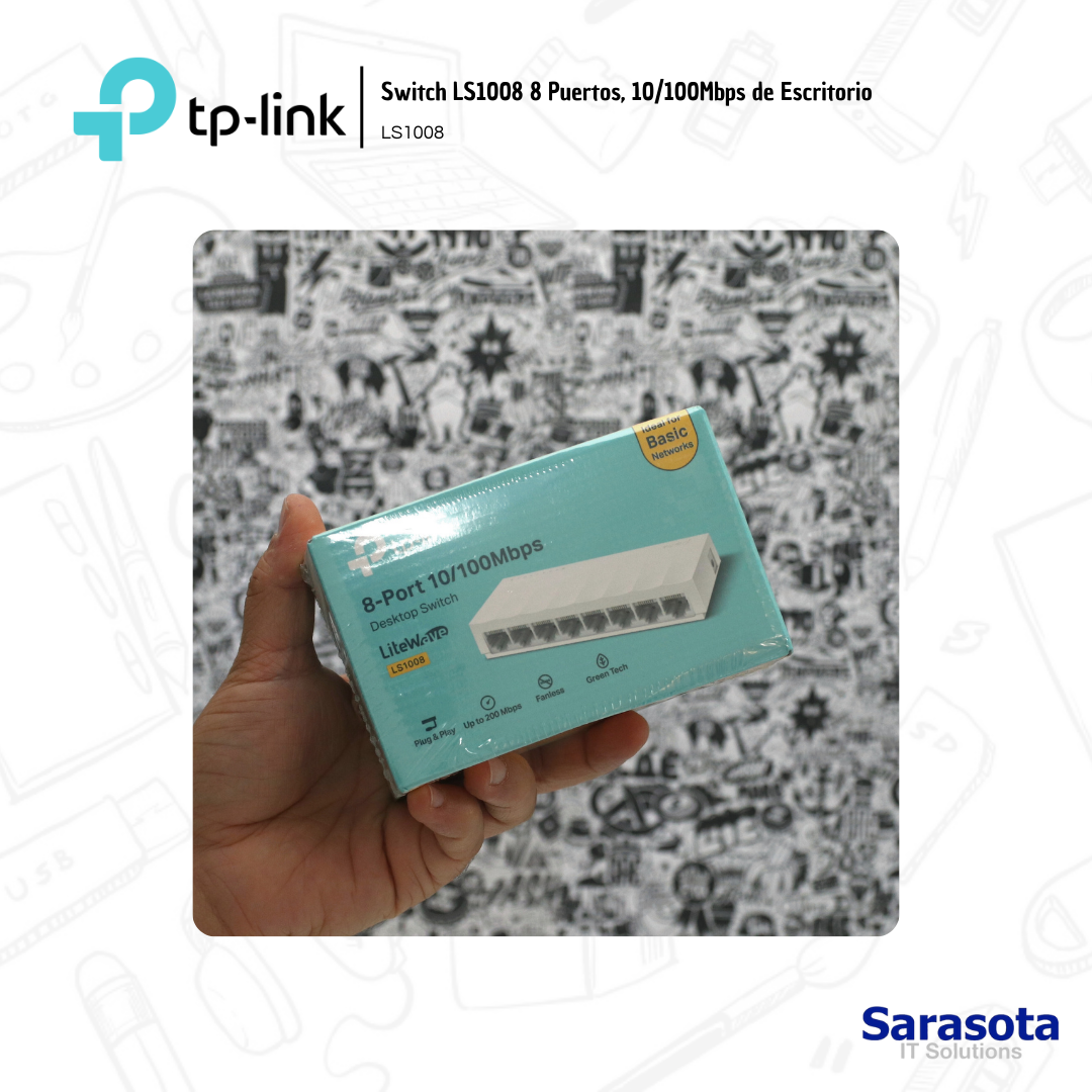 accesorios para electronica - TP-Link Switch de 8 puertos LS1008  1