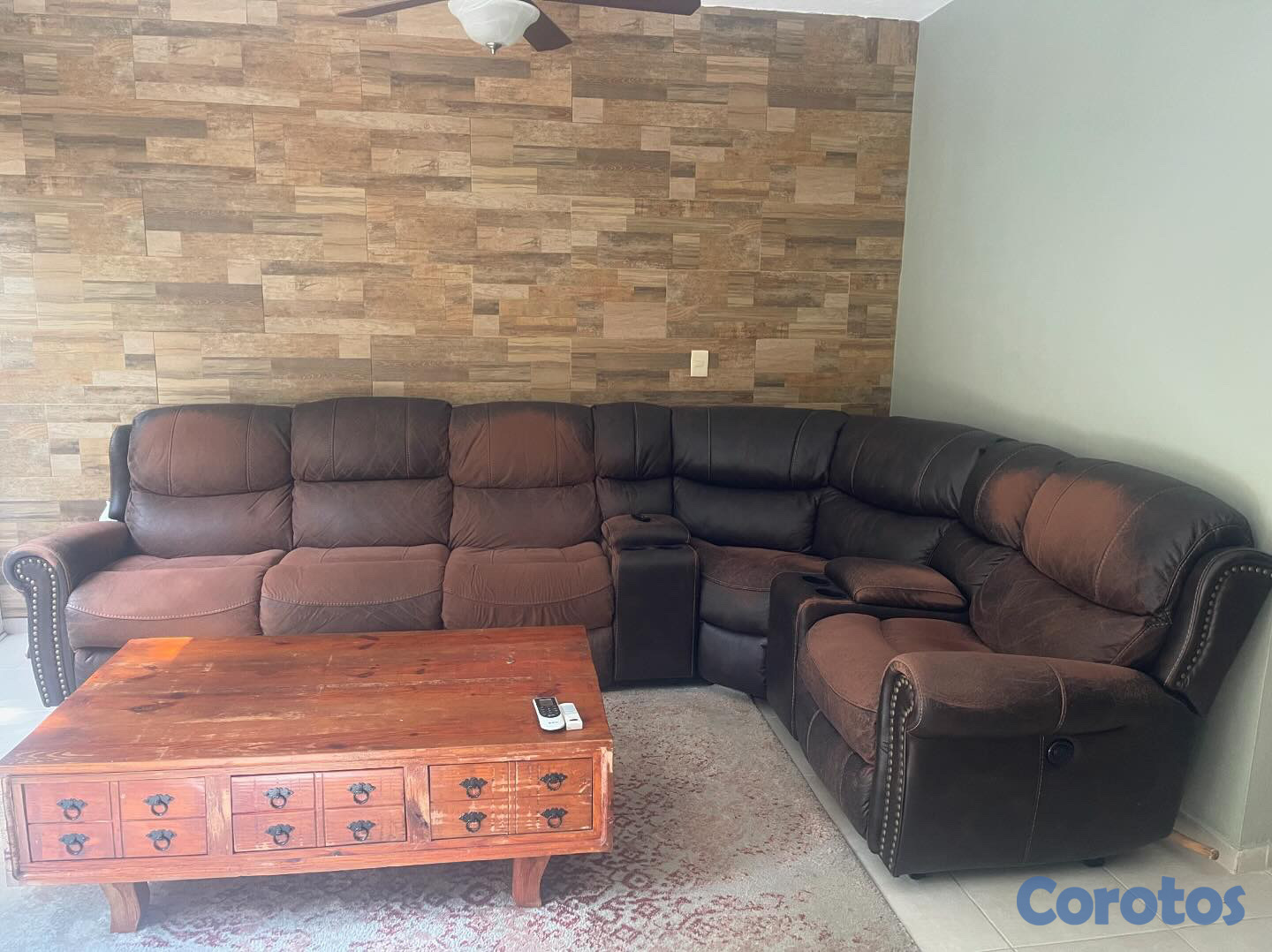 muebles y colchones - Juego reclinable 3 en uno  1