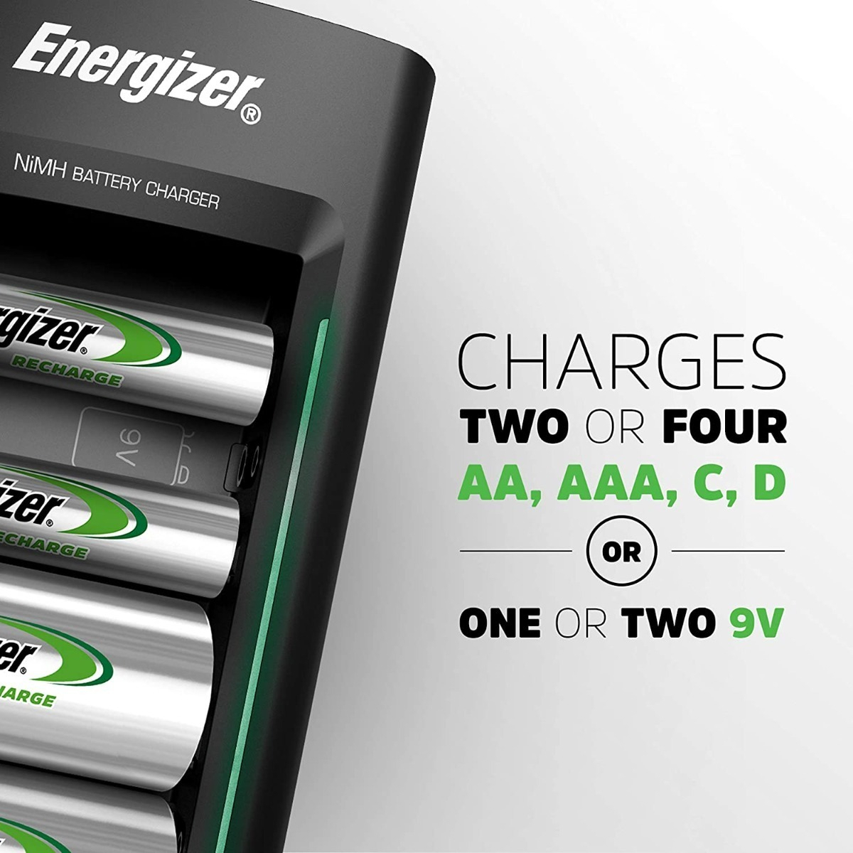 Salud y Equipamiento Médico - Cargador Bateria Energizer Con 4 Baterías Aa Nimh Recargable 4