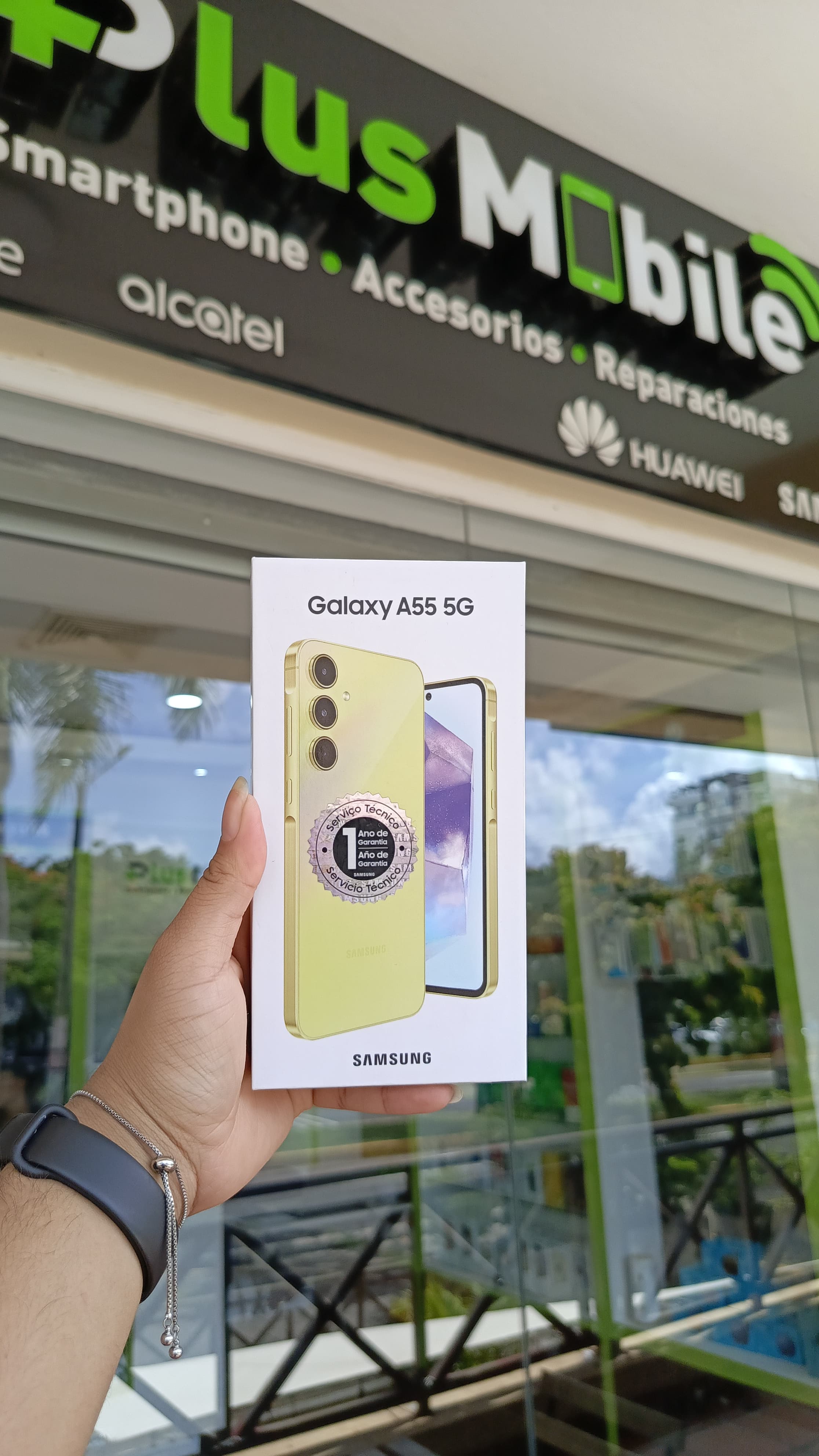 celulares y tabletas - Samsung A55 256GB -NEW!! Versión global 0