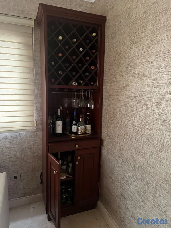 muebles y colchones - Mueble tipo Bar caoba  2