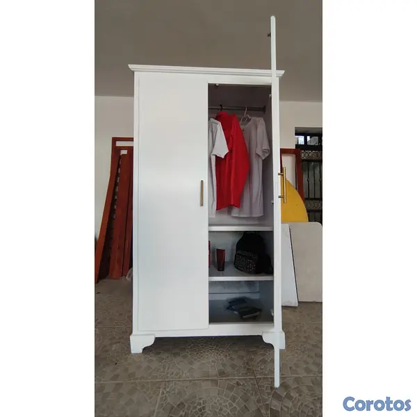 muebles y colchones - Ropero pequeño blanco  2