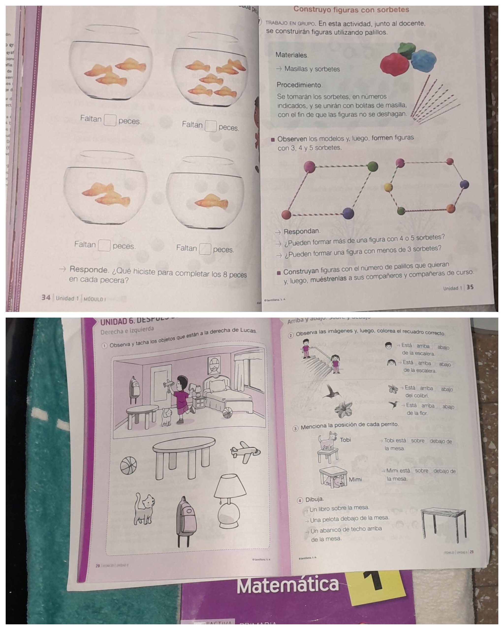 libros y revistas - Libro Matemáticas Santillana 1° primaria 800 pesos 4