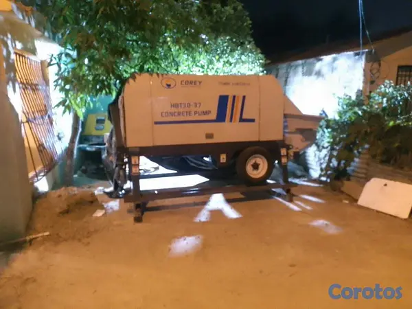 construccion e industrial - Bomba de arrastre y trompo de hormigón  4