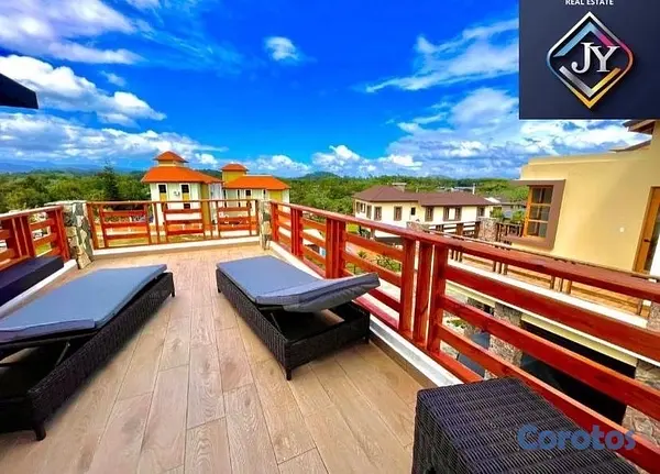 casas vacacionales y villas - villa moderna en venta en jarabacoa  2