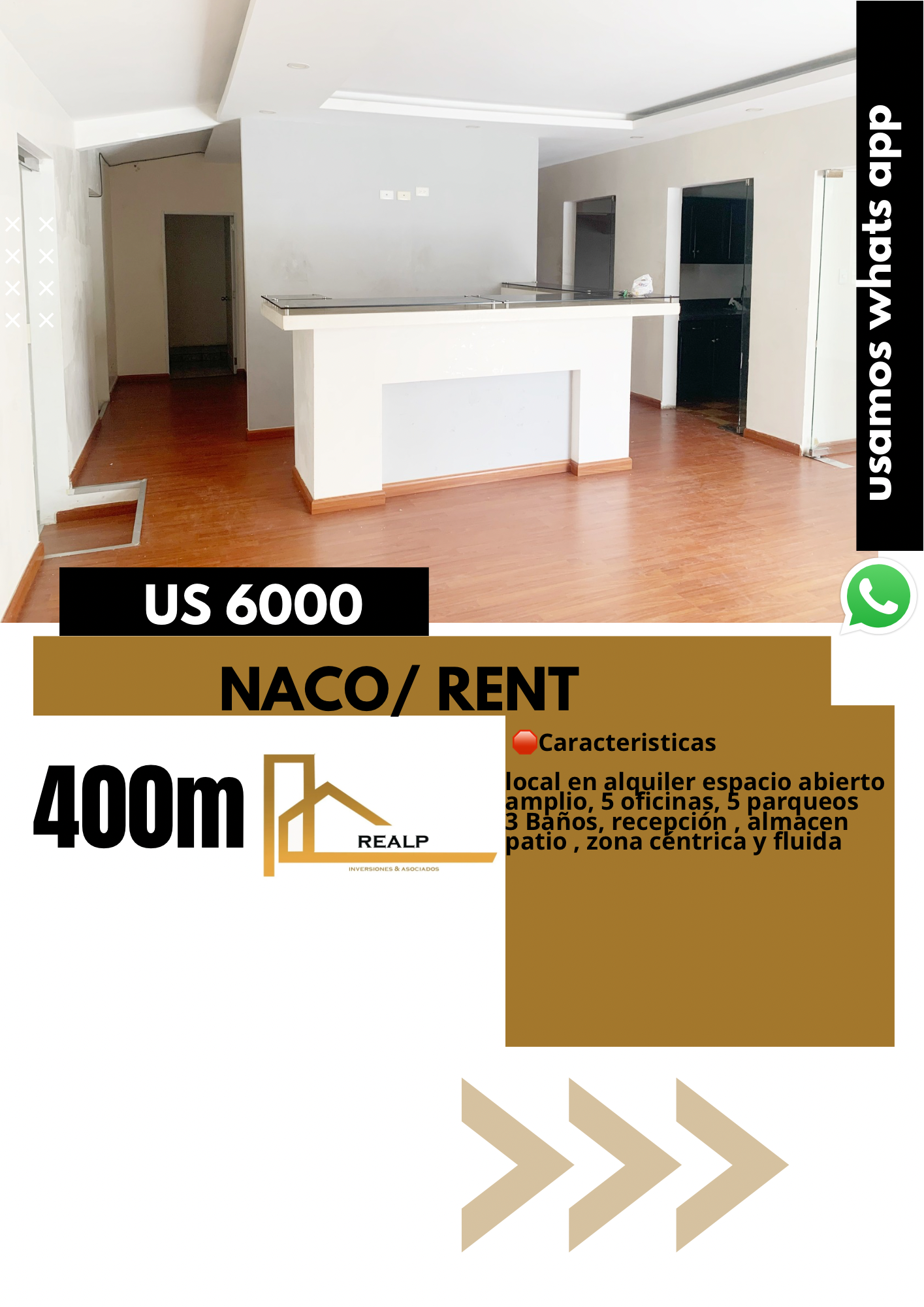 oficinas y locales comerciales - Local en naco céntrico 