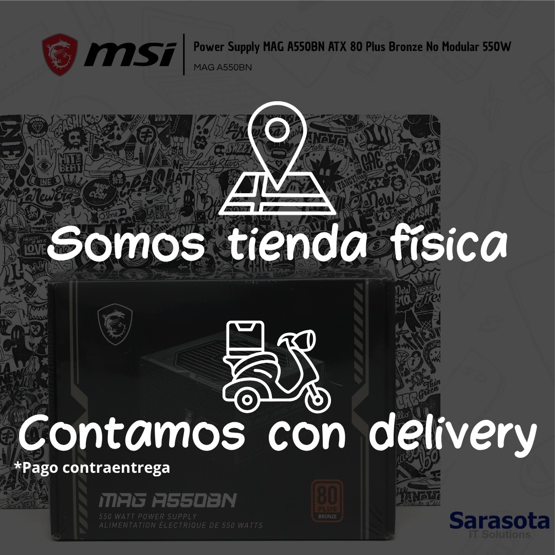 accesorios para electronica - Msi Power Supply MAG A550BN ATX 80 Plus Bronze  3