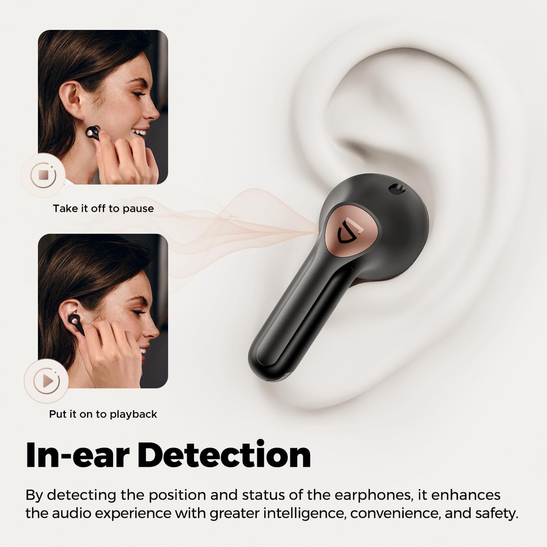 camaras y audio - SoundPEATS Air4 Pro TWS Earbuds Bluetooth 5.3, ANC, Multipoint pairing, 6 mics 7