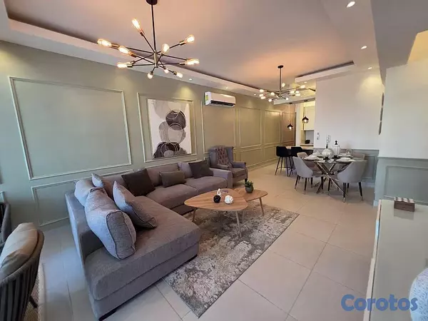 apartamentos - Alquilo apartamento amueblado en Bella Vista Sur. 4