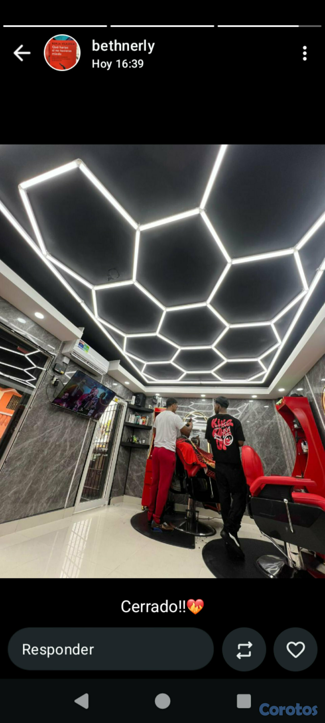 otros electronicos - LUCES HEXAGONALES 