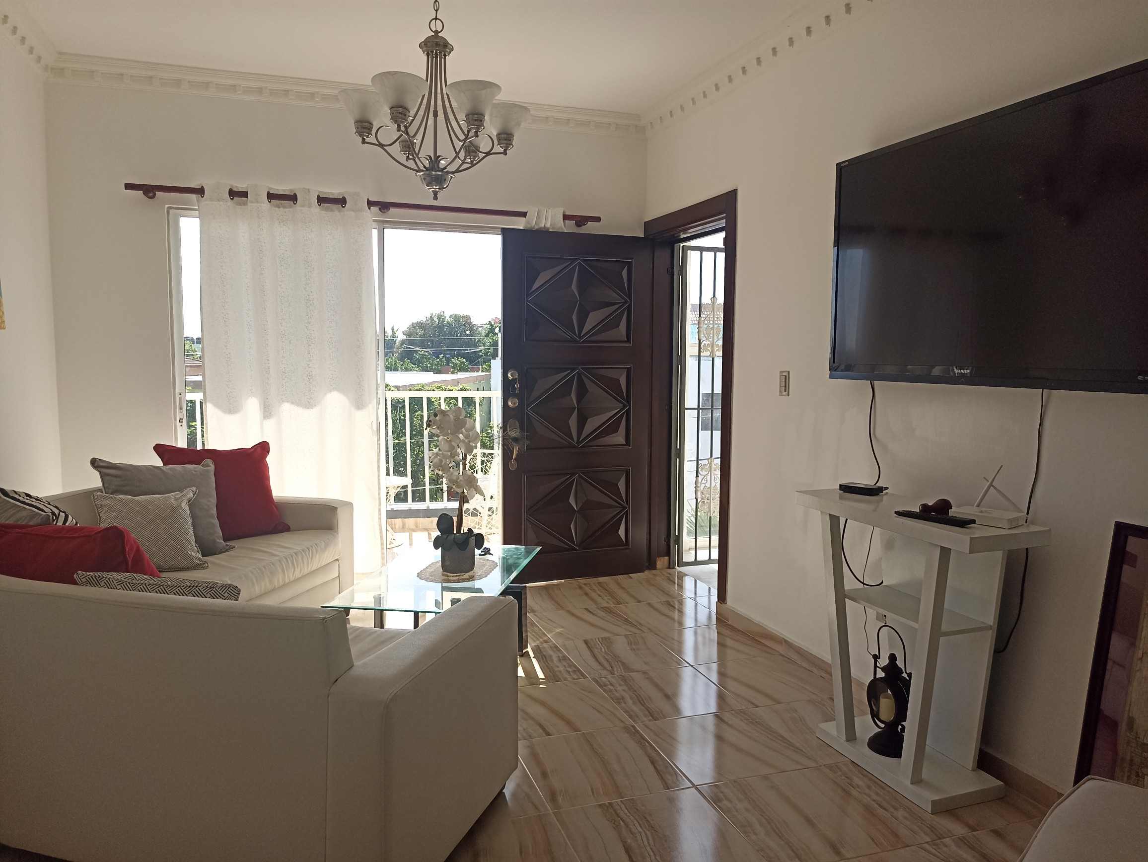 apartamentos - Confortable apartamento amueblado súper cómodo con linda vista al mar 