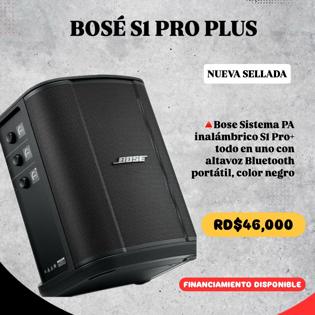 computadoras y laptops - BOCINA BOSÉ S1 PRO PLUS OFERTA  0