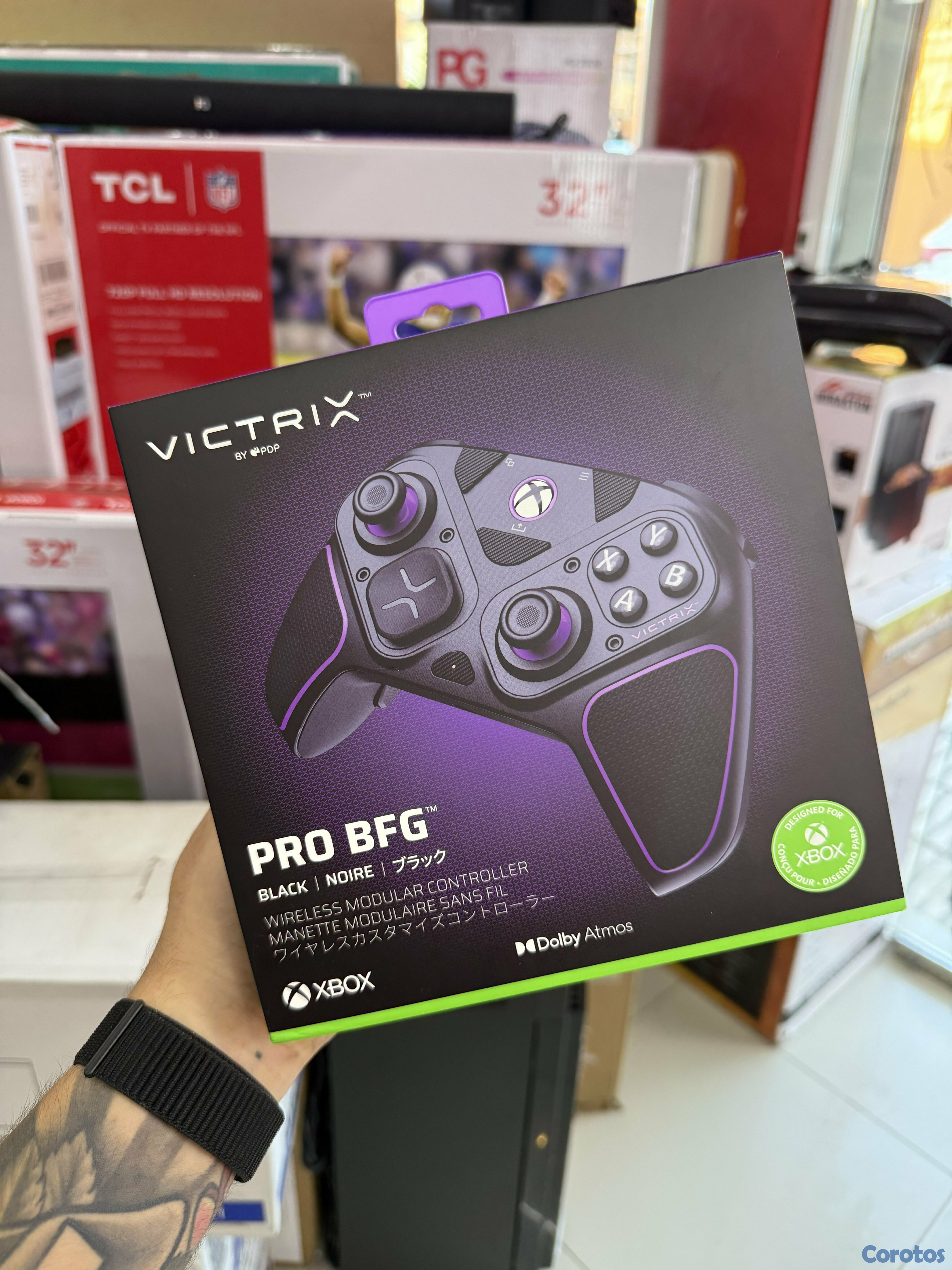 consolas y videojuegos - Control Victrix Xbox Negro Nuevo