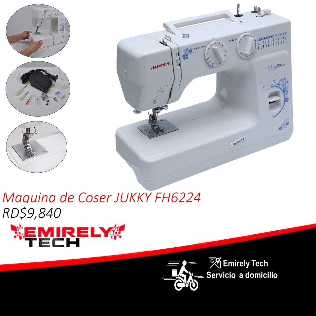equipos profesionales - Maquina de coser Electrica multifuncional profesional JUKKY FH6224 0