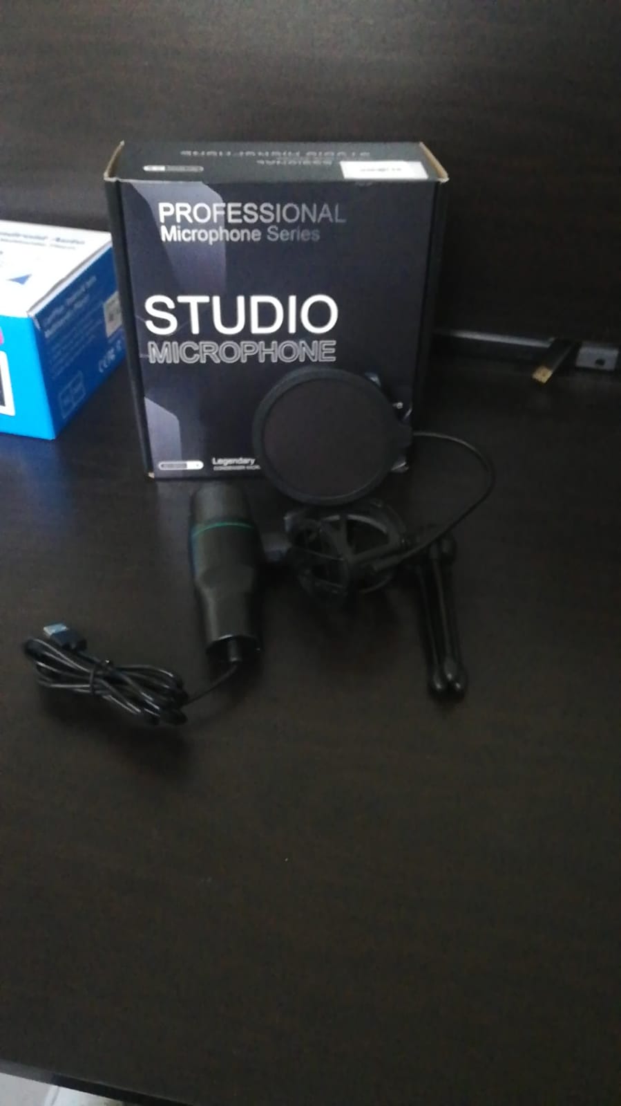 camaras y audio - KIT DE MICROFONO CONDENSADOR PARA MESA PJ-24 1