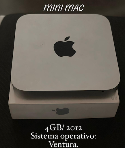 computadoras y laptops - Mini Mac 4GB_Usada Excelentes Condiciones 2