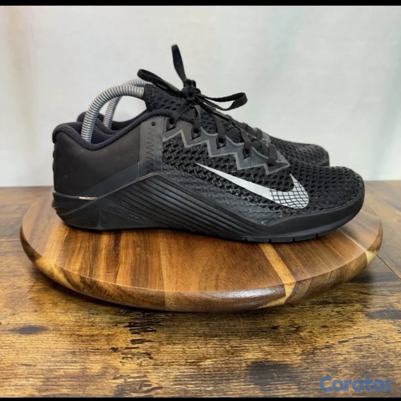 zapatos para hombre - Nike Metcon 5 Shoes Mens Size 8 Black Silver Training CrossFit 1