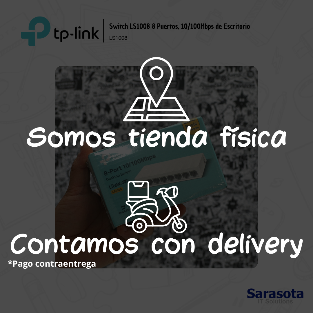 accesorios para electronica - TP-Link Switch de 8 puertos LS1008  2