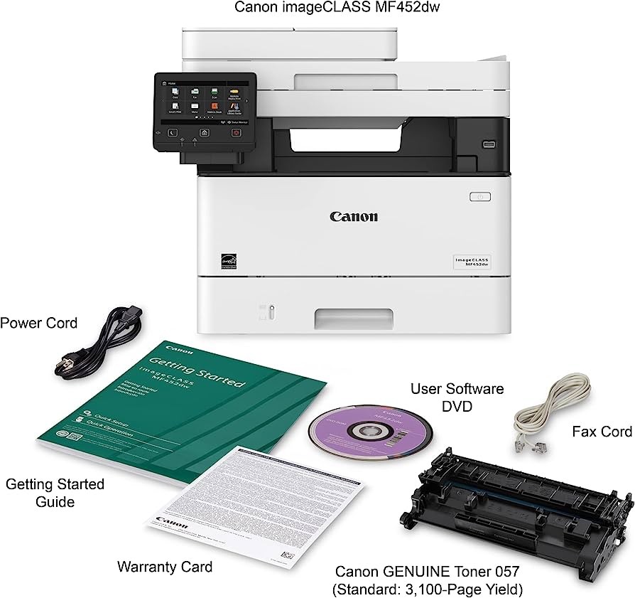impresoras y scanners - imageCLASS MF452dw: impresora láser todo en uno, inalámbrica y lista para dispos