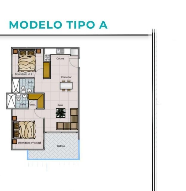 apartamentos - VENTA DE APARTAMENTO 1 DORMITORIO BOCA CHICA 2