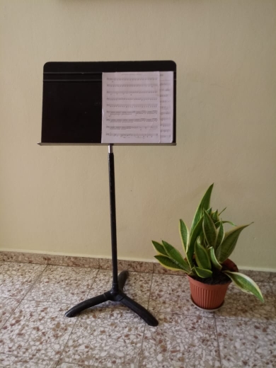 instrumentos musicales - Atril para partituras músicales fijo