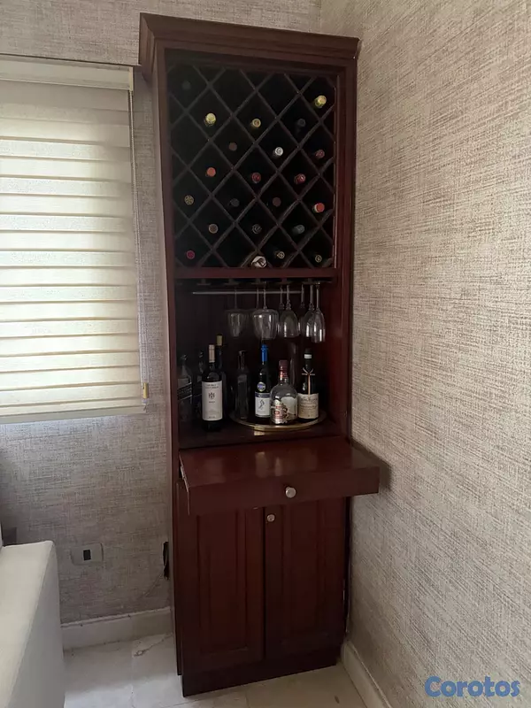 muebles y colchones - Mueble tipo Bar caoba  3