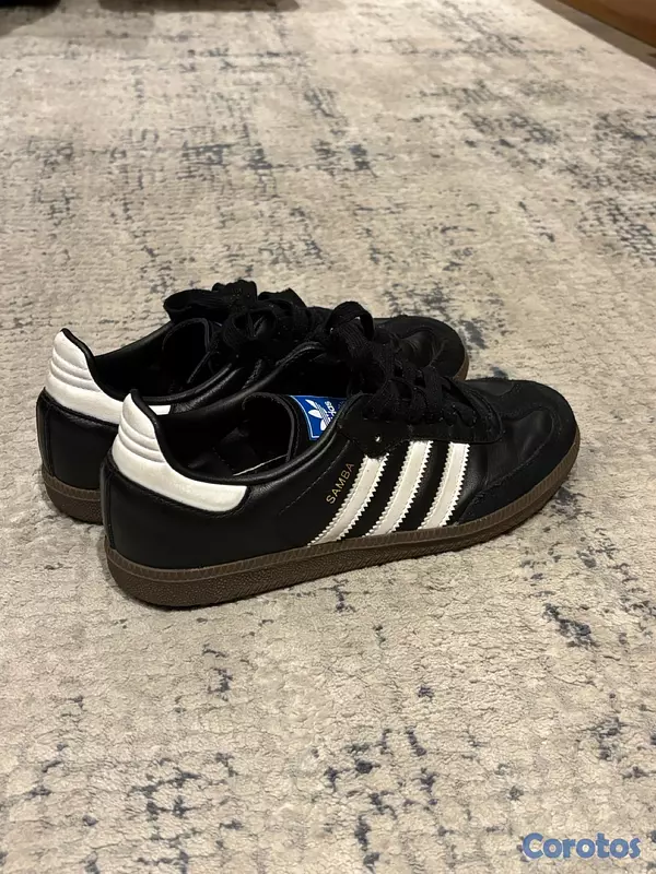 zapatos para mujer - Adidas Samba Negro - Calzado Mujer US6 2