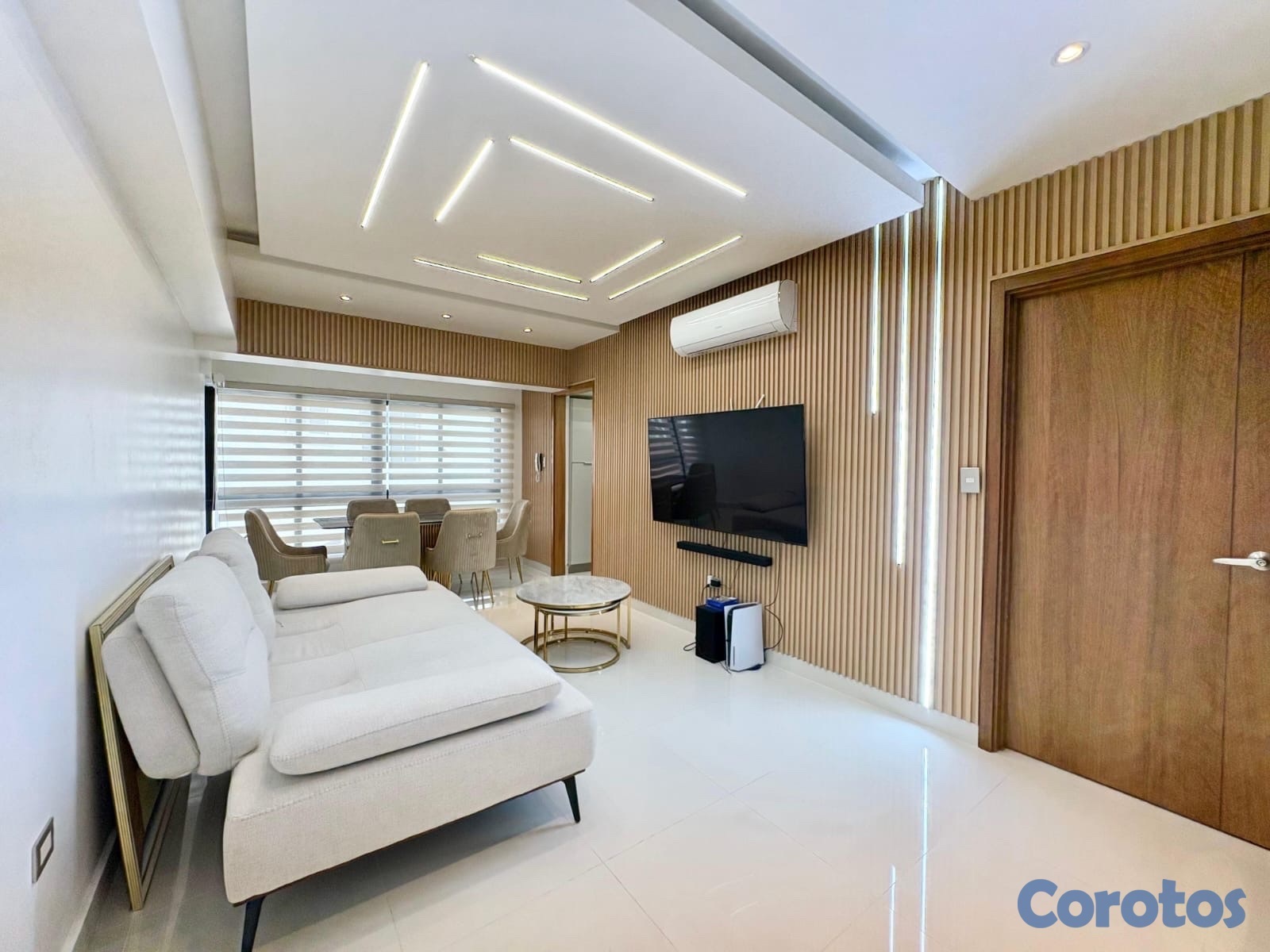 apartamentos - vendo amueblado los restauradores una habitacion 1.5 baños parqueo gas común  1