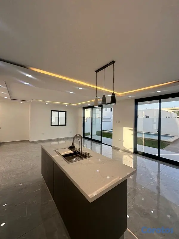 casas vacacionales y villas - venta de Villa con piscina en punta cana República Dominicana 5